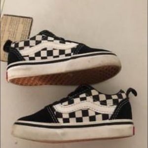 I am selling little boy vans checkered